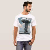 「テックインスパイアTシャツ:未来的デザイン Tシャツ (正面フル)