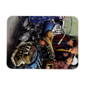 テックスのバイク マグネット (横)