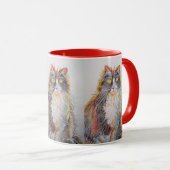 テックスドキャット メリーキャッツマス レッド クリスマスマグ マグカップ (正面右)