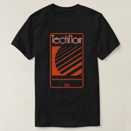 テックノワール Tシャツ (デザイン正面)