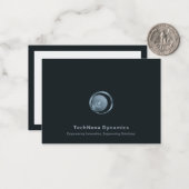 テックモダンロゴのノートカード ノートカード (正面/裏面インサイチュ)