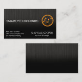 テックモダンロゴ名刺 名刺 (正面/裏面)