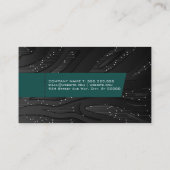 テックモダンロゴ | テクノロジーの背景 名刺 (裏面)