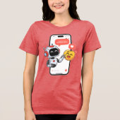 テックラブチャット トライブレンドTシャツ (正面)