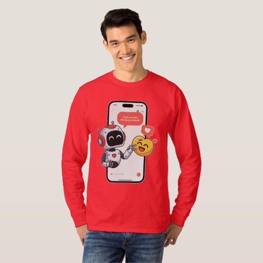 テックラブチャット Tシャツ (正面フル)