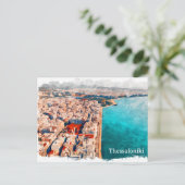 テッサロニキギリシャのパノラマビュー ポストカード (スタンド正面)