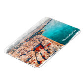 テッサロニキギリシャのパノラマビュー マグネット (左側)