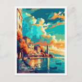 テッサロニキギリシャのヴィンテージ旅行イラストレーション ポストカード (正面)