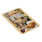 テッサロニキギリシャパインタリートラベルアートヴィンテージ マグネット (右側)