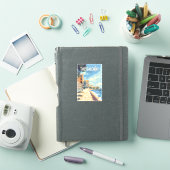 テッサロニキギリシャ旅行アートヴィンテージ シール (iPadカバー)