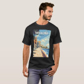 テッサロニキギリシャ旅行アートヴィンテージ Tシャツ (正面フル)