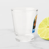 テッサロニキギリシャAgiosパブロストラベルアートレトロ ショットグラス (左)