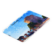 テッサロニキGreece水彩画 マグネット (左側)