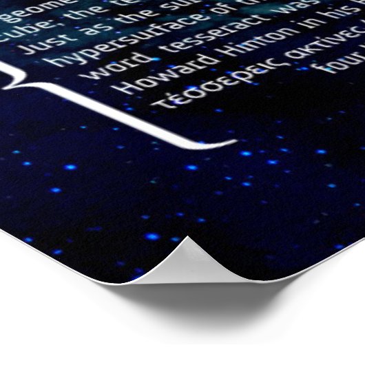 テッセラクト ポスター (角)