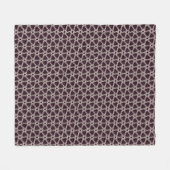 テッセレーションされたキルト フリースブランケット (正面(横))