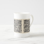 テットデザイン ボーンチャイナマグカップ (正面右)