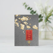 テットニューイヤーイエローホアマイフラワーズ ポストカード (スタンド正面)