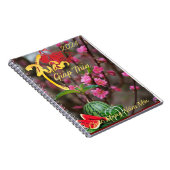 テットハッピーニューイヤーXuan Giap Thin 2024 ノートブック (右側)