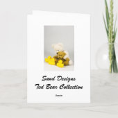 テッドとアヒルの誕生日カード カード (裏面)