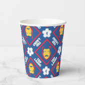 テッドなげなわパターン 紙コップ (裏面)