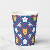 テッドなげなわパターン 紙コップ (左)