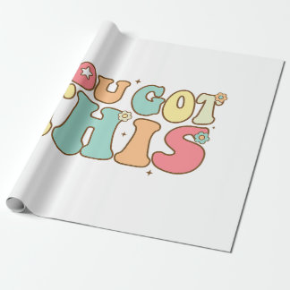 テッドなげなわ金魚大学の短いスリーブTになる –  ラッピングペーパー