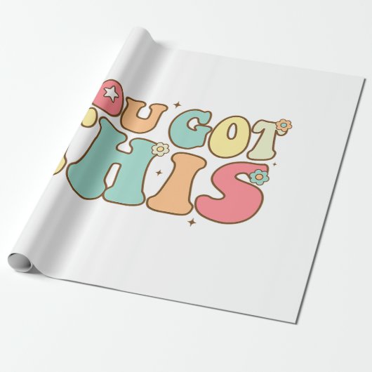 テッドなげなわ金魚大学の短いスリーブTになる –  ラッピングペーパー (アンロールド)