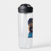 テッドなげなわ |コーチヒゲのボブレヘッド ウォーターボトル (正面)