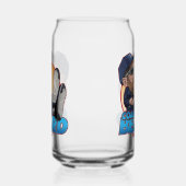 テッドなげなわ |コーチヒゲのボブレヘッド ガラス缶 (左)