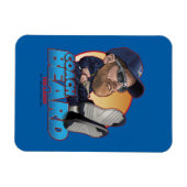 テッドなげなわ |コーチヒゲのボブレヘッド マグネット (横)