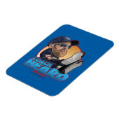 テッドなげなわ |コーチヒゲのボブレヘッド マグネット (左側)