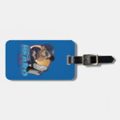 テッドなげなわ |コーチヒゲのボブレヘッド ラゲッジタグ (正面横)