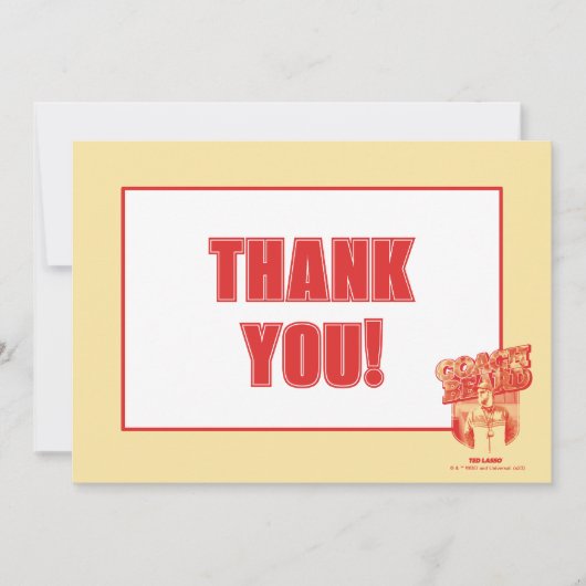 テッドなげなわ |コーチビーダーバッジ ノートカード (正面)