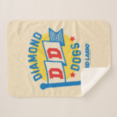 テッドなげなわ |ダイヤモンドドッグスペナントグラフィック シェルパブランケット (正面(横))