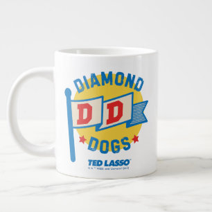 テッドなげなわ ダイヤモンドドッグスペナントグラフィック ジャンボコーヒーマグカップ