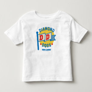テッドなげなわ  ダイヤモンドドッグスペナントグラフィック トドラーTシャツ