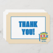 テッドなげなわ |ダイヤモンドドッグスペナントグラフィック ノートカード (正面/裏面)