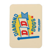 テッドなげなわ |ダイヤモンドドッグスペナントグラフィック マグネット (縦)