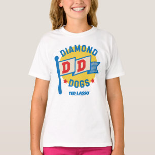 テッドなげなわ  ダイヤモンドドッグスペナントグラフィック Tシャツ