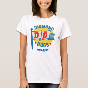 テッドなげなわ  ダイヤモンドドッグスペナントグラフィック Tシャツ