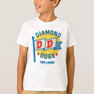 テッドなげなわ  ダイヤモンドドッグスペナントグラフィック Tシャツ