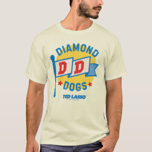 テッドなげなわ ダイヤモンドドッグスペナントグラフィック Tシャツ