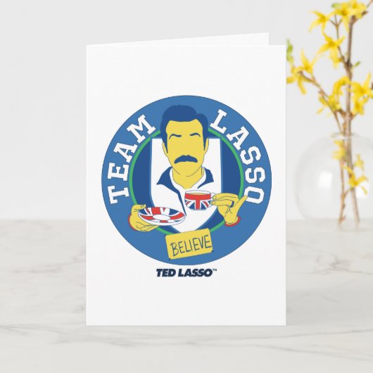 テッドなげなわ |チームなげなわ茶アイコンのアバター カード (黄色い花)