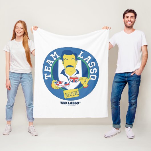 テッドなげなわ |チームなげなわ茶アイコンのアバター フリースブランケット (インサイチュ)