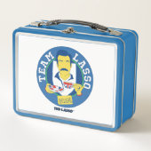 テッドなげなわ |チームなげなわ茶アイコンのアバター メタルランチボックス (正面)