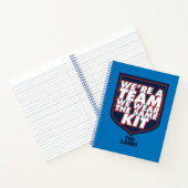 テッドなげなわ |チームタイポグラフィグラフィック ノートブック (内部)