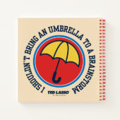 テッドなげなわ |ブレインストーミングに傘を持ち込まない ノートブック (裏面)