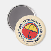 テッドなげなわ |ブレインストーミングに傘を持ち込まない マグネット (正面/裏面)