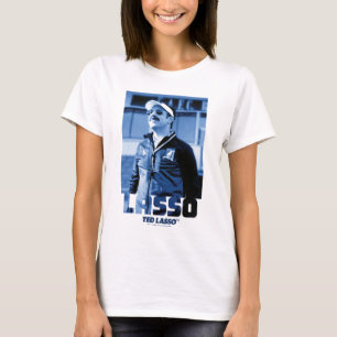 テッドなげなわ  ラッソー写真ポートレート図 Tシャツ