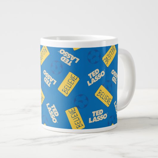 テッドなげなわ |信じサインとボールのトスパターン ジャンボコーヒーマグカップ (正面右)